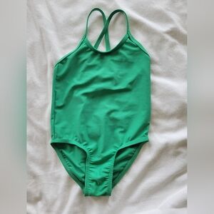 Old Navy Vibrant Green Kids One Piece Swimsuit